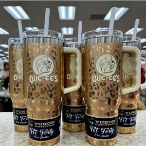 Gold Leopard Tumbler